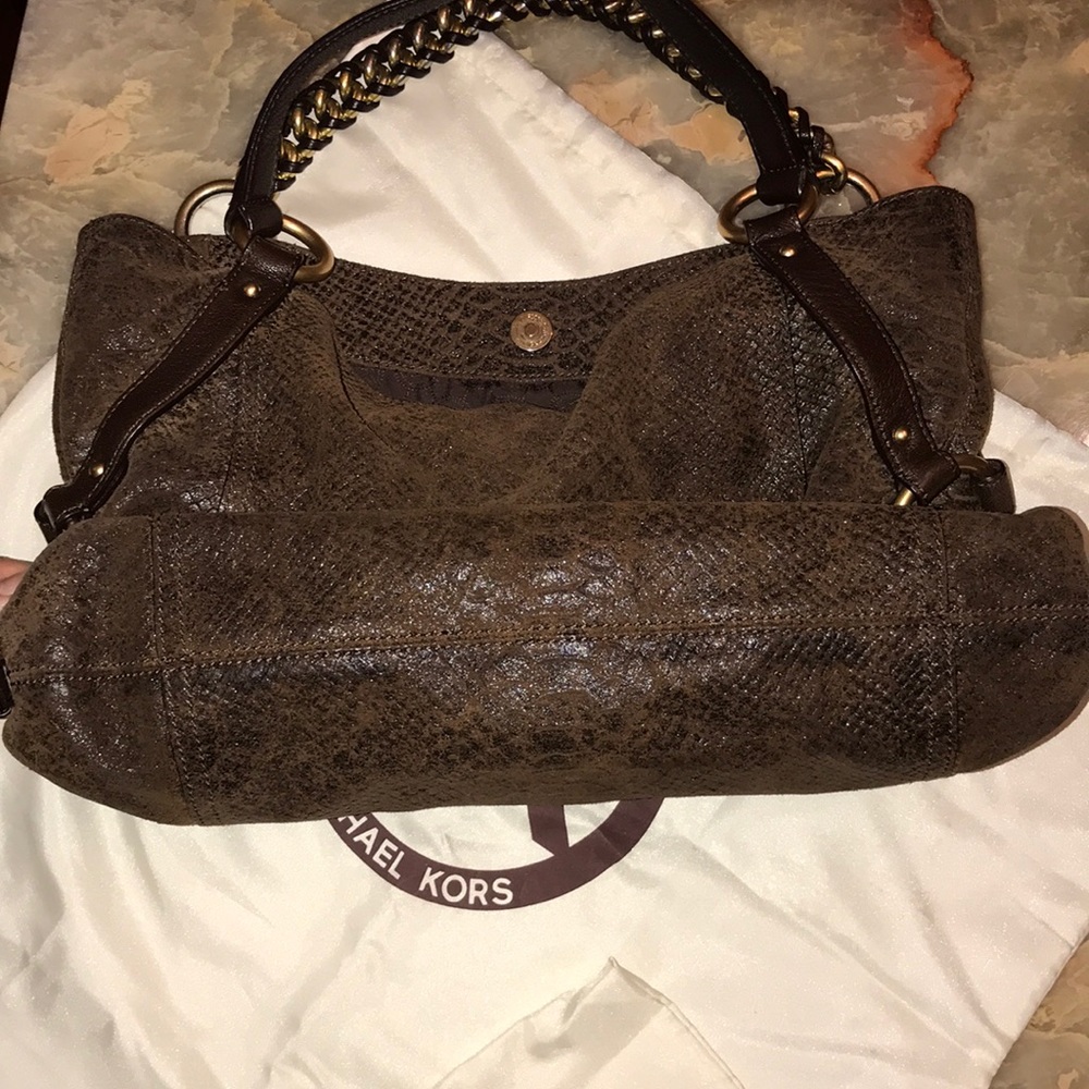 Michael Kors Snake Embossed Handbag - Picture 8 of 8